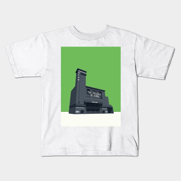 ODEON Leicester Square Kids T-Shirt by adam@adamdorman.com